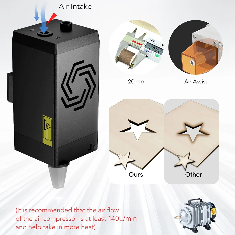 Ortur 10W Laser Module LU2-10A air assist