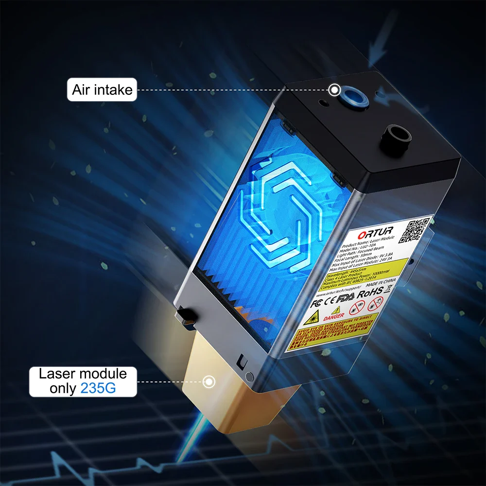Ortur 10W Laser Module LU2-10A engraving speed