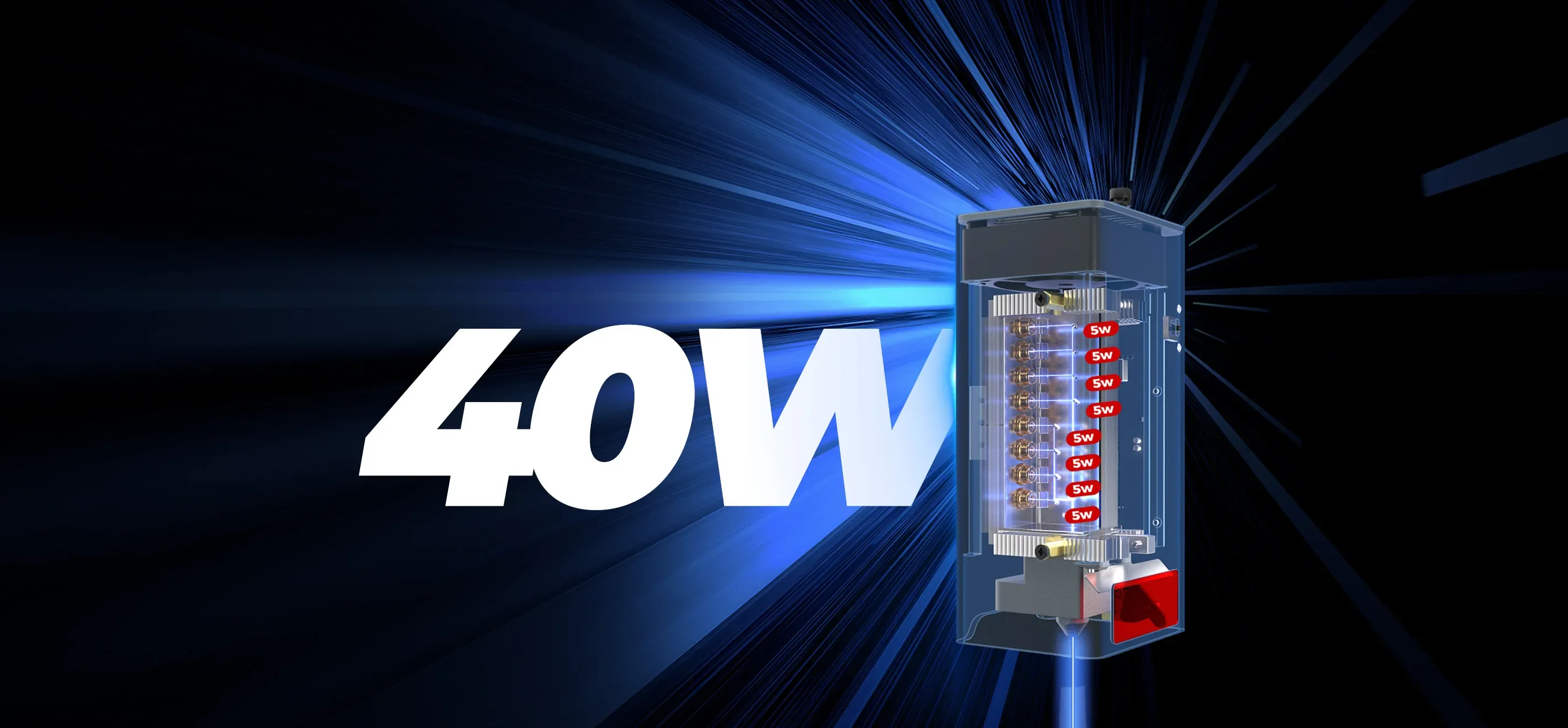 Ortur 40W Laser Module LU3-40A laser module banner