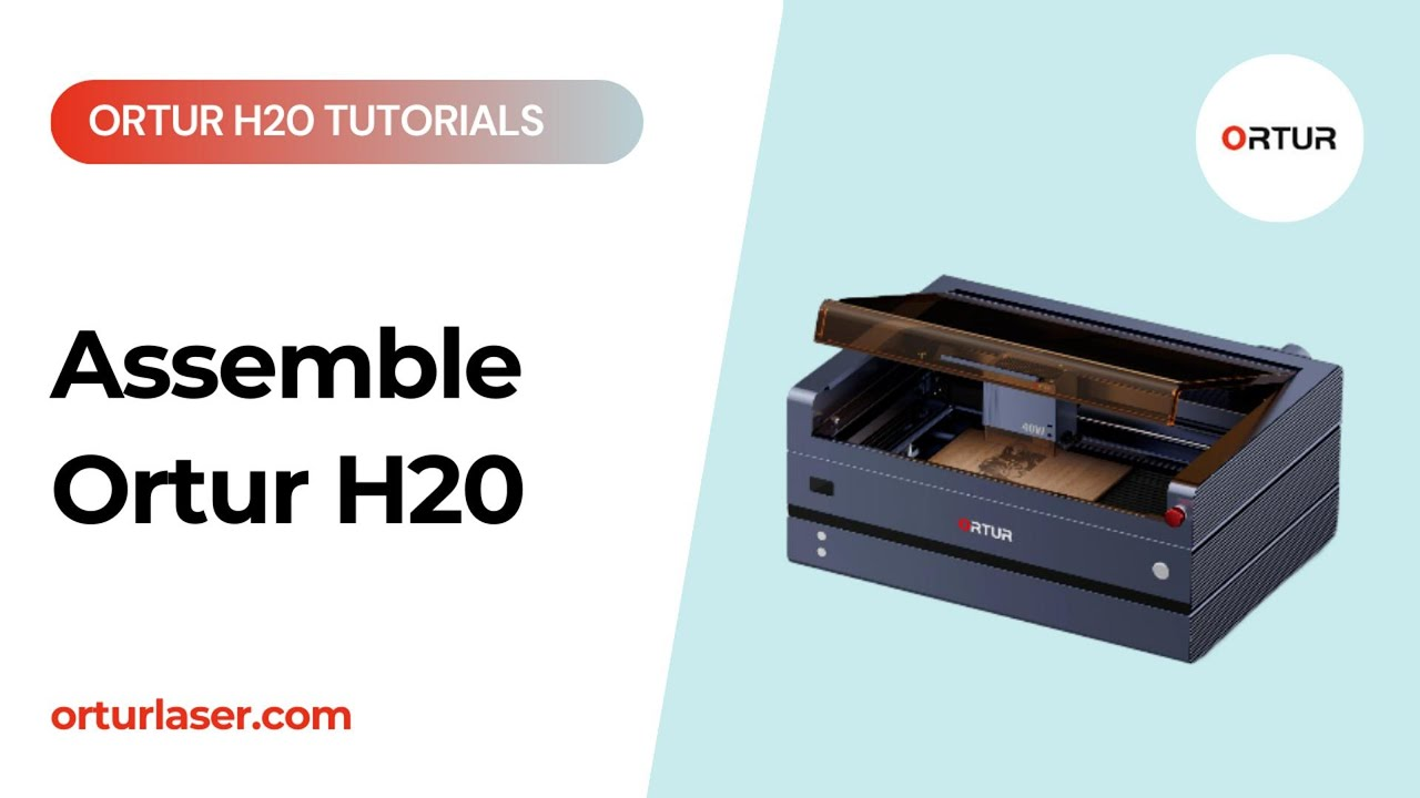 Carregar vídeo: Tutorial Ortur H20 | Como Montar o Ortur H20