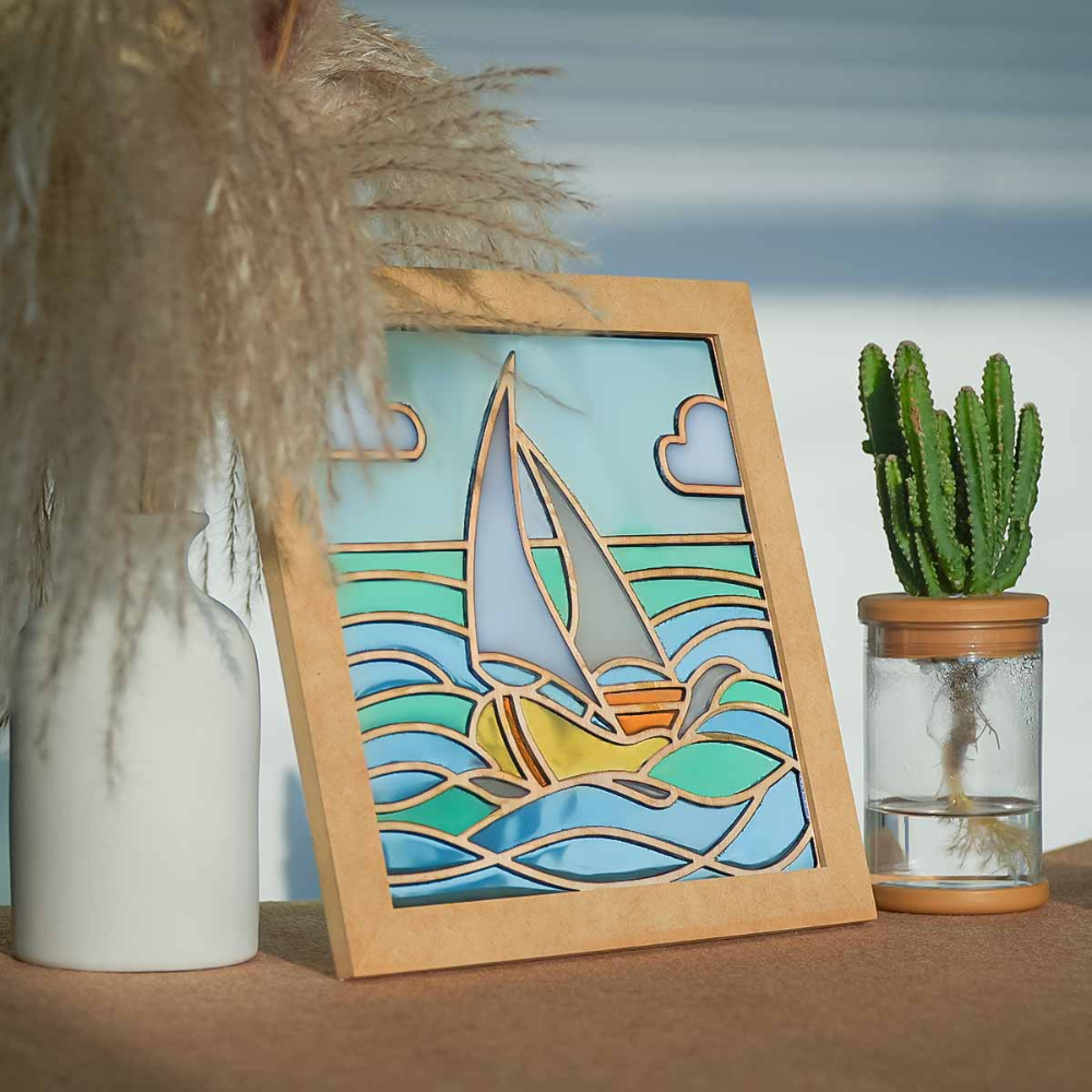 Ortur engraving resin painting