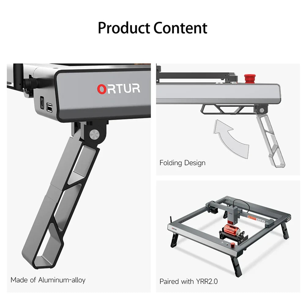 Ortur Foldable Feet for Laser Master 3
