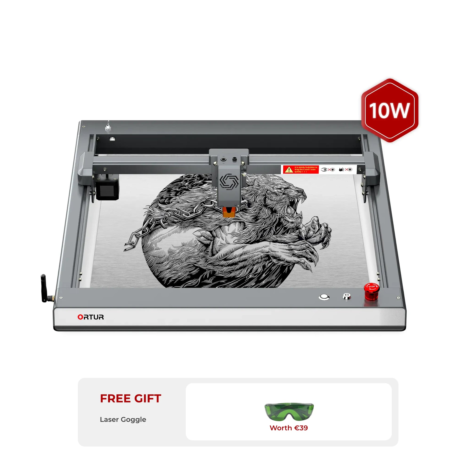 Ortur Laser Master 3 (LM3) Laser Engraving & Cutting Machine 10W OLM3 Basic