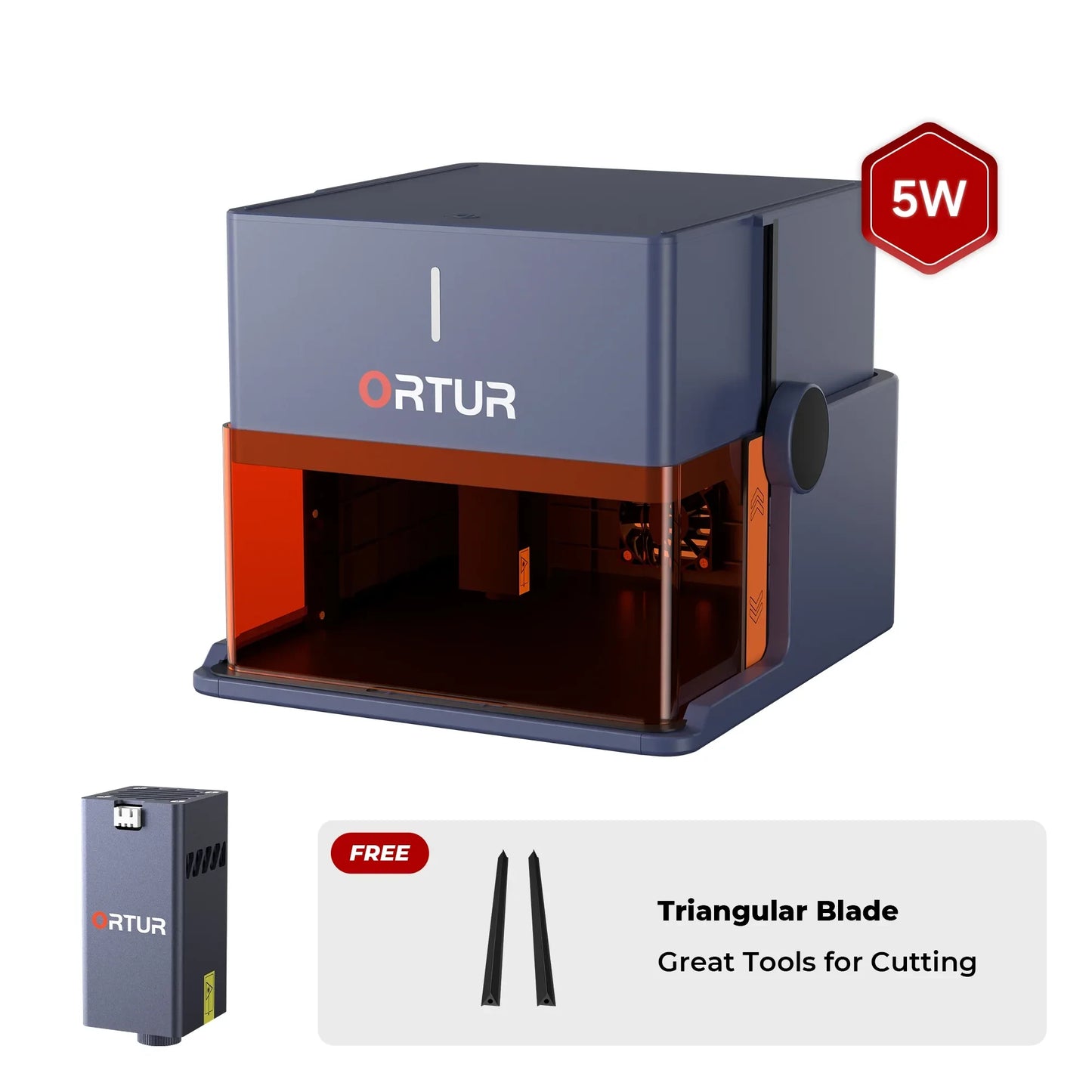 Ortur R1 Portable Laser Engraver Blue 5W + 1.3W IR