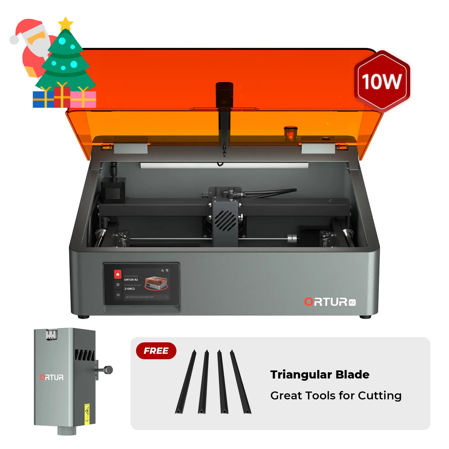 Ortur R2 smart laser engraver cutter 10w 1.3w ir